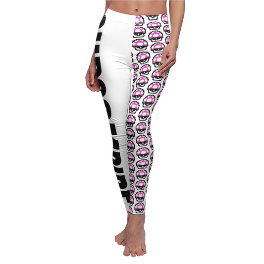Women's Pink Shroomate Casual Leggings