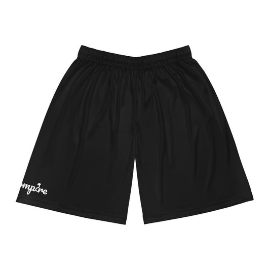 Men's Black Logo Basketball Shorts