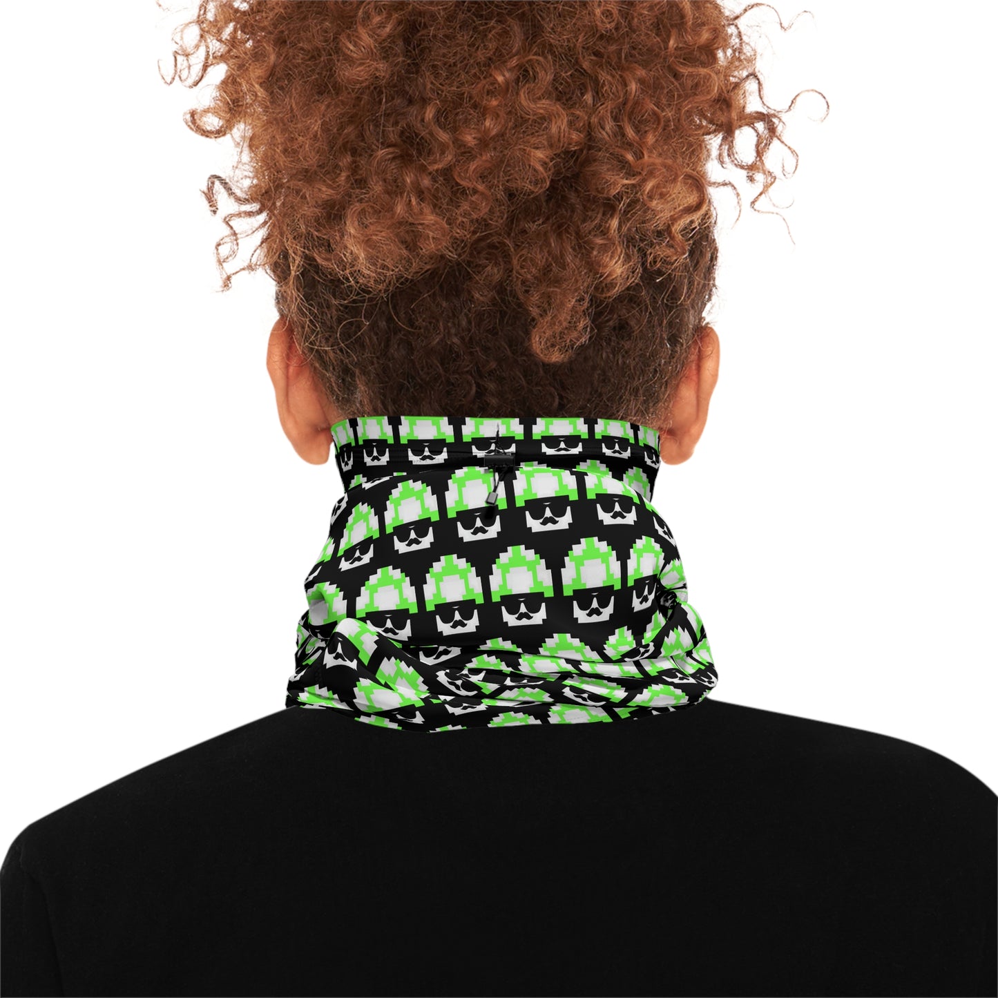 Green Shroomate Winter Neck Gaiter