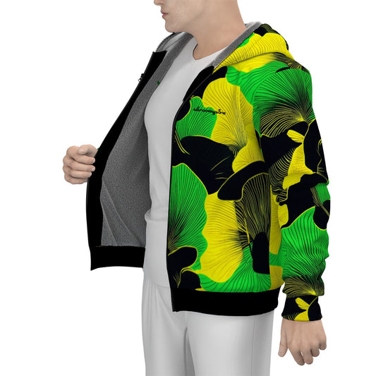 Men's Jah Shroom Warm Zipper Hoodie *BEST SELLER*
