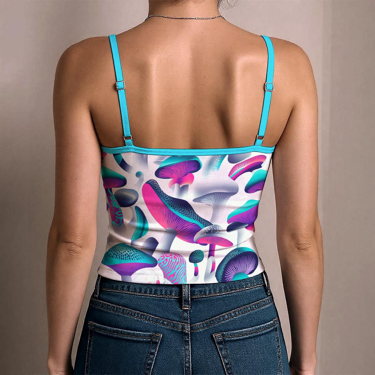 Women's Shroomtastic Spaghetti Tank Top