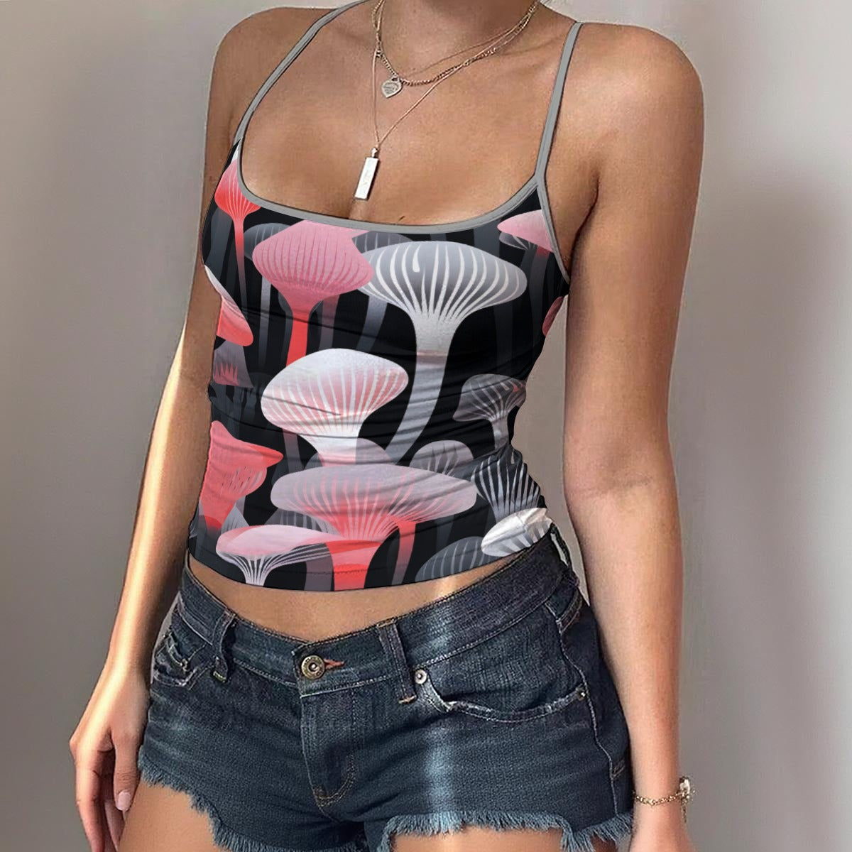 Women's Shroompress Spaghetti Tank Top