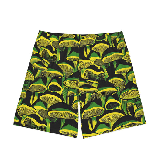 Shroomaica Men's Elastic Beach Shorts