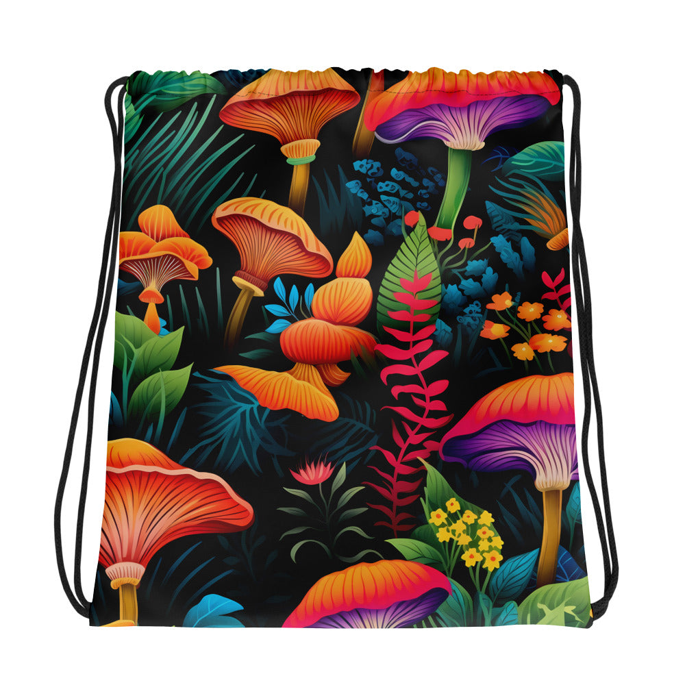 ShroomAloha Drawstring Bag