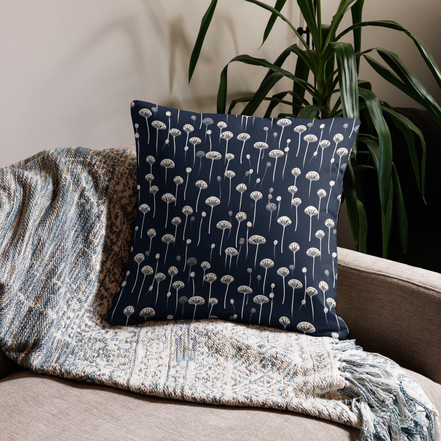 Micro Morels Pillow