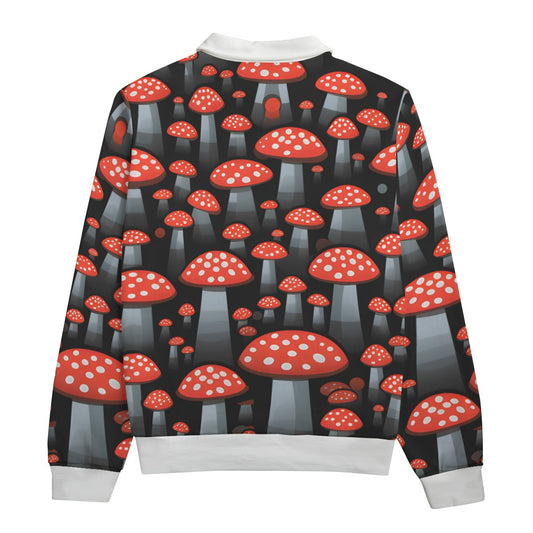 Men's Shroomalicious Lapel Sweatshirt