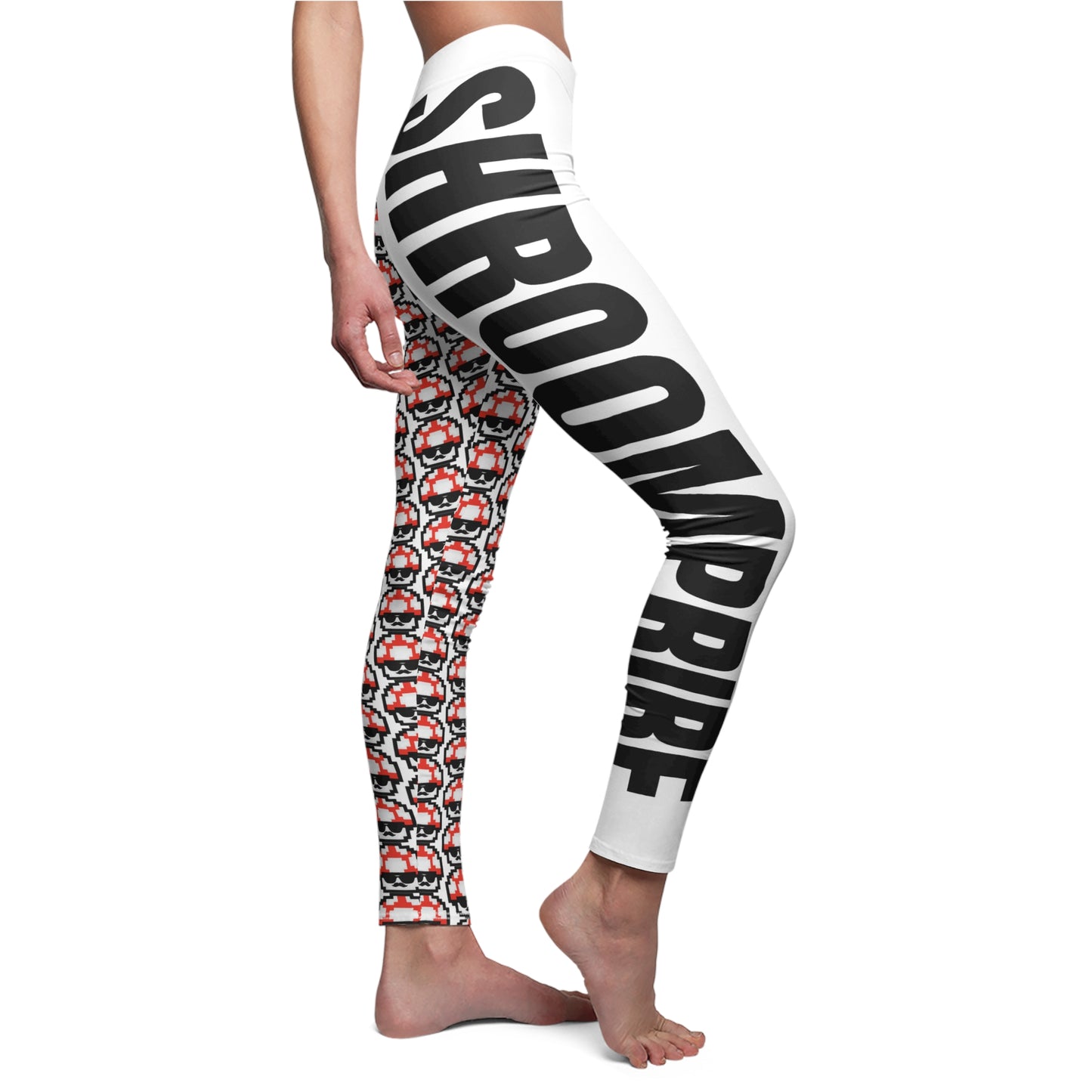 Women's Red Shroomate Casual Leggings