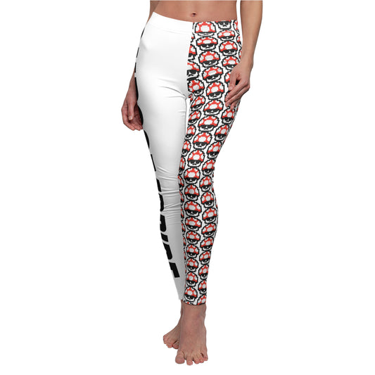 Women's Red Shroomate Casual Leggings