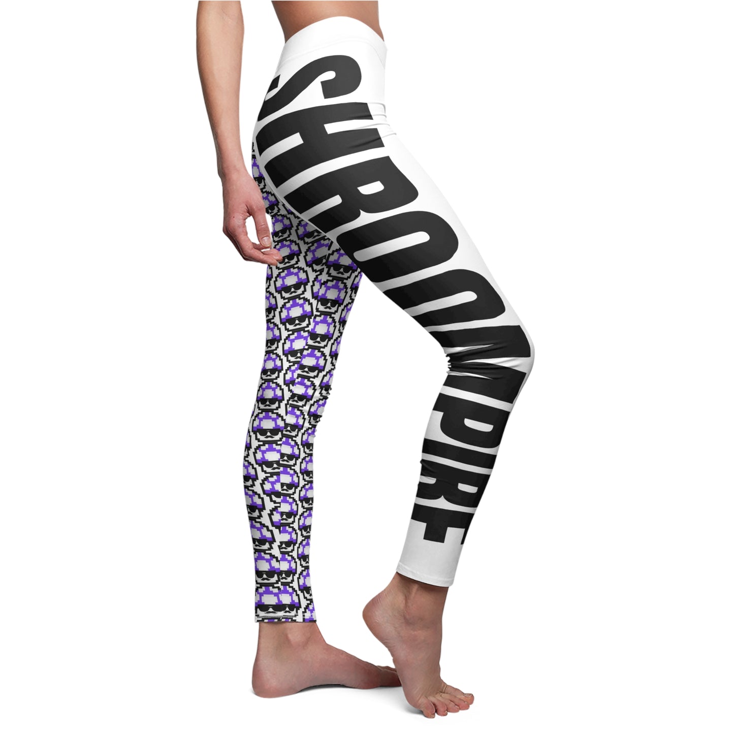 Women's Purple Shroomate Casual Leggings