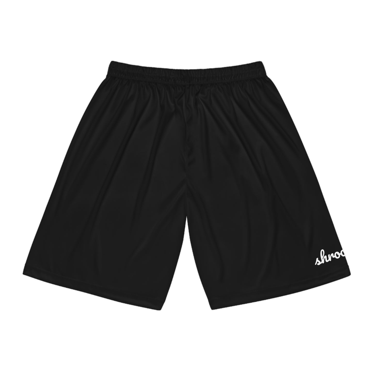 Men's Black Logo Basketball Shorts