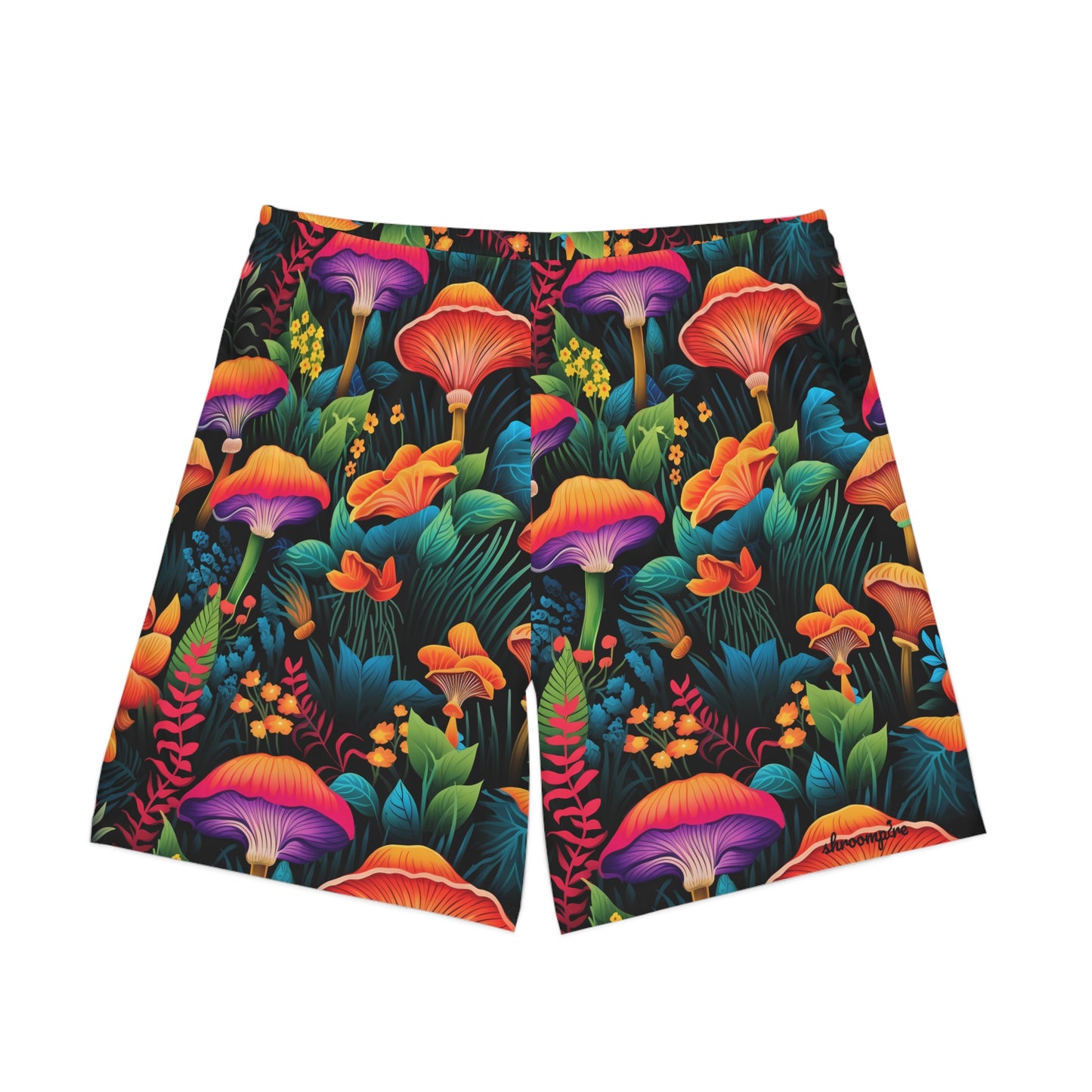 Shromm Aloha Men's Elastic Beach Shorts