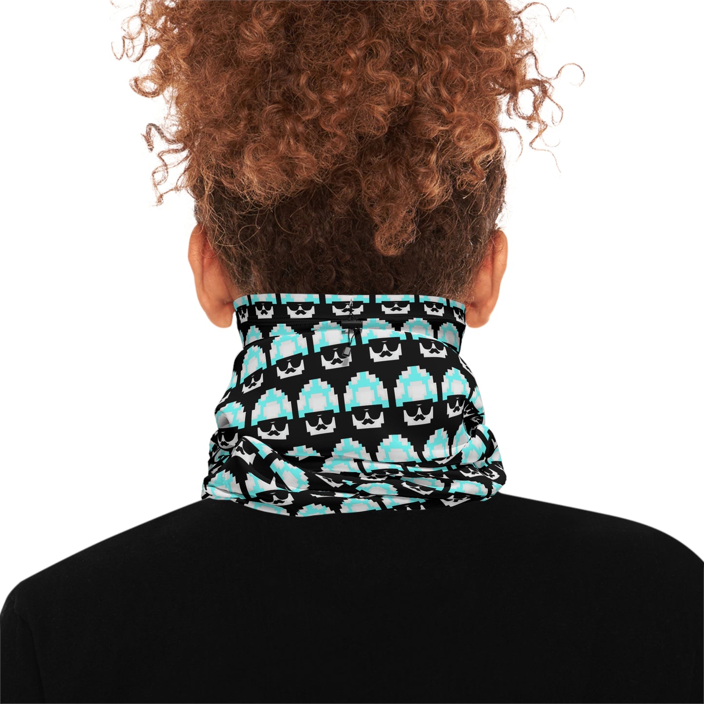 Teal Shroomate Winter Neck Gaiter