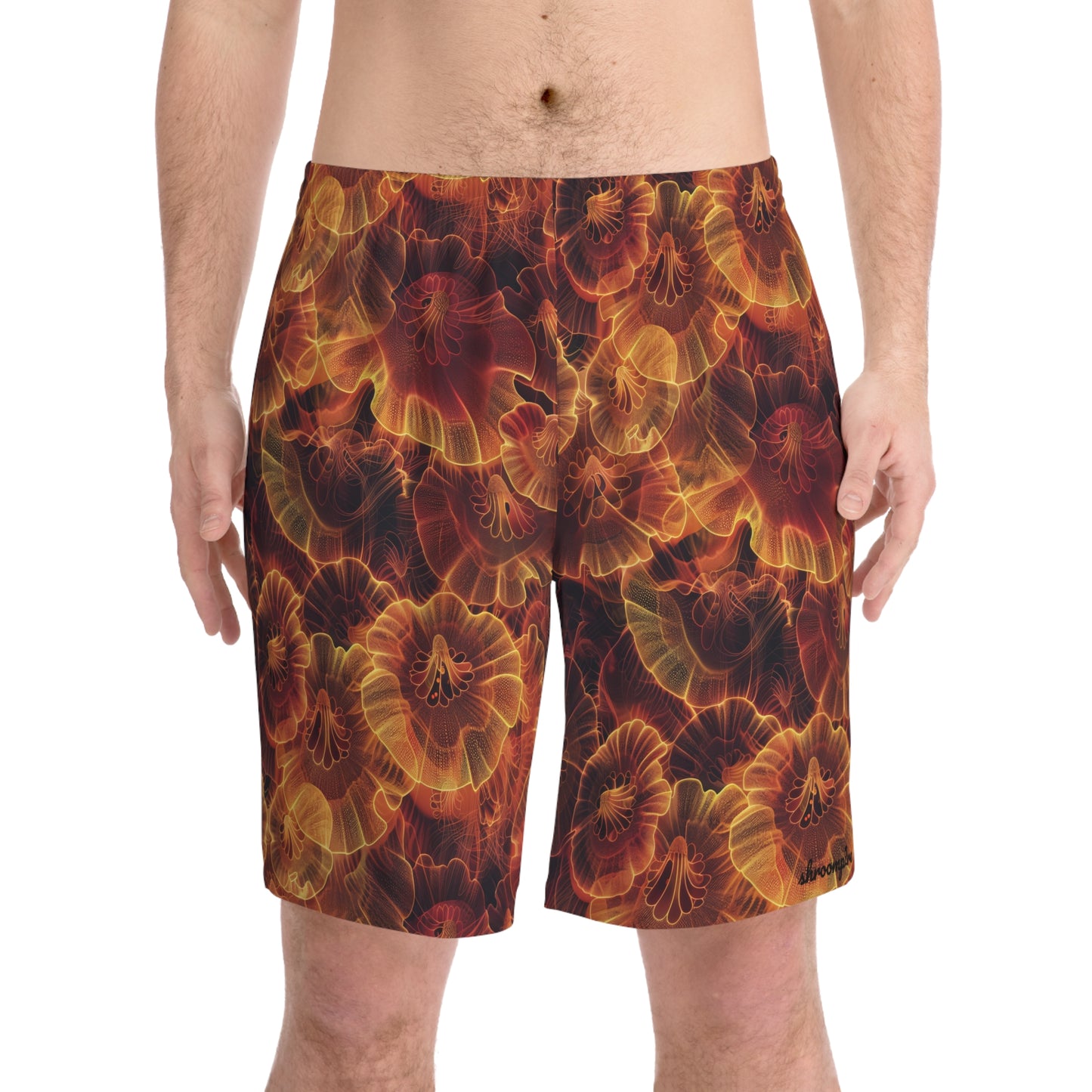 Shroomotion Men's Elastic Beach Shorts
