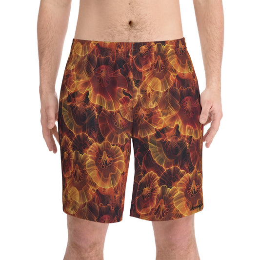 Shroomotion Men's Elastic Beach Shorts