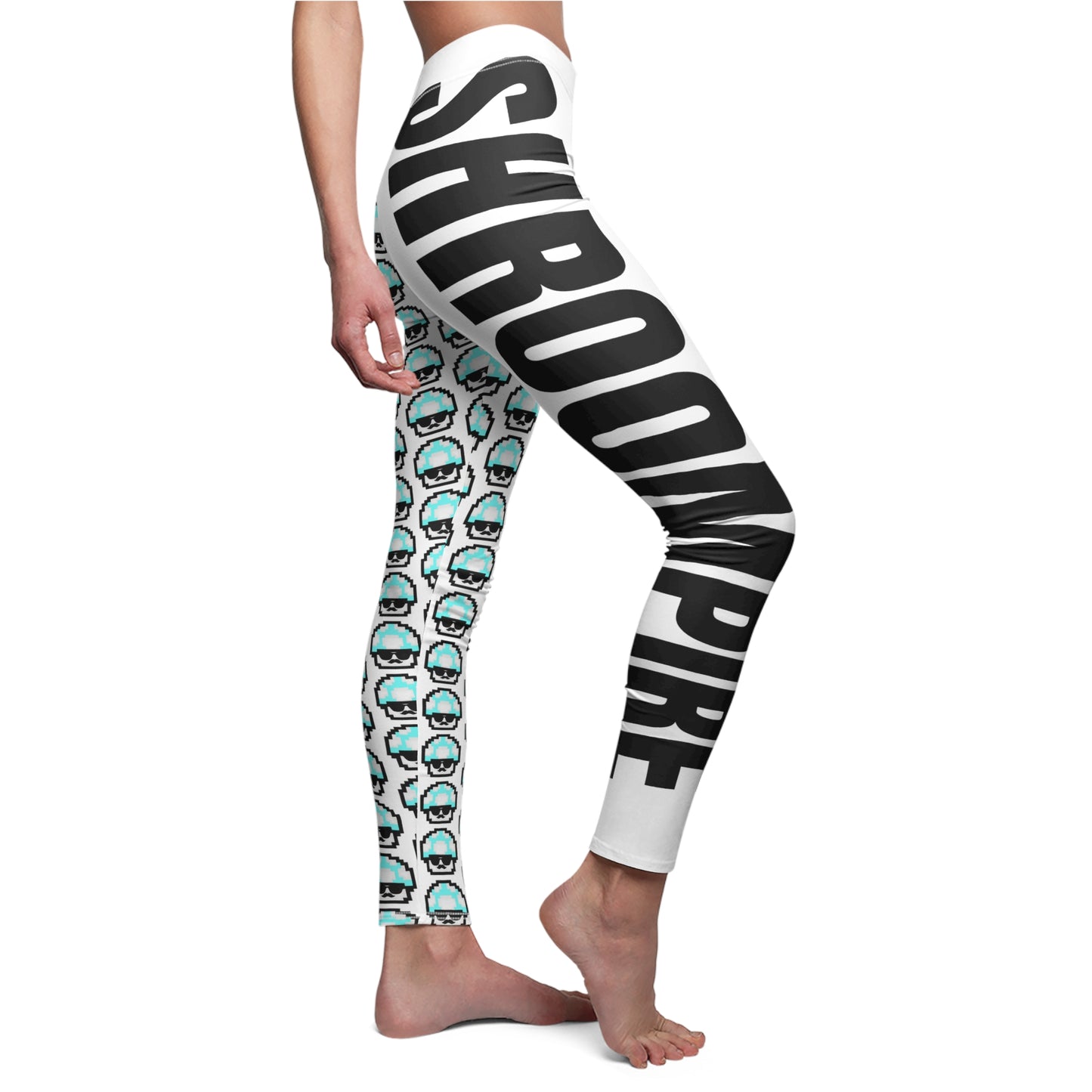 Women's Teal Shroomate Casual Leggings