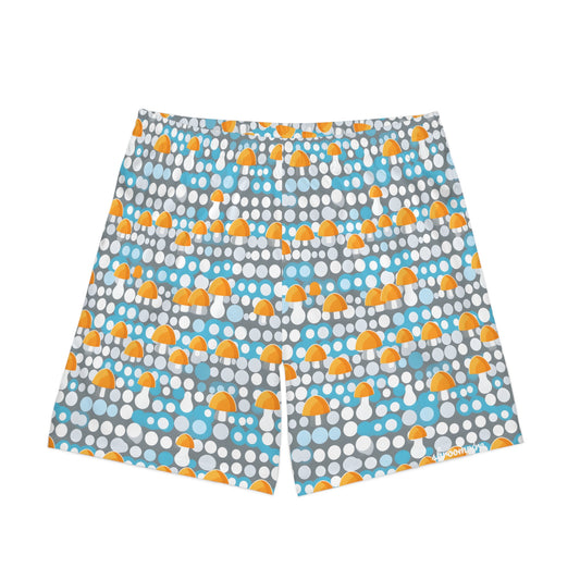 Shroomanism Men's Elastic Beach Shorts
