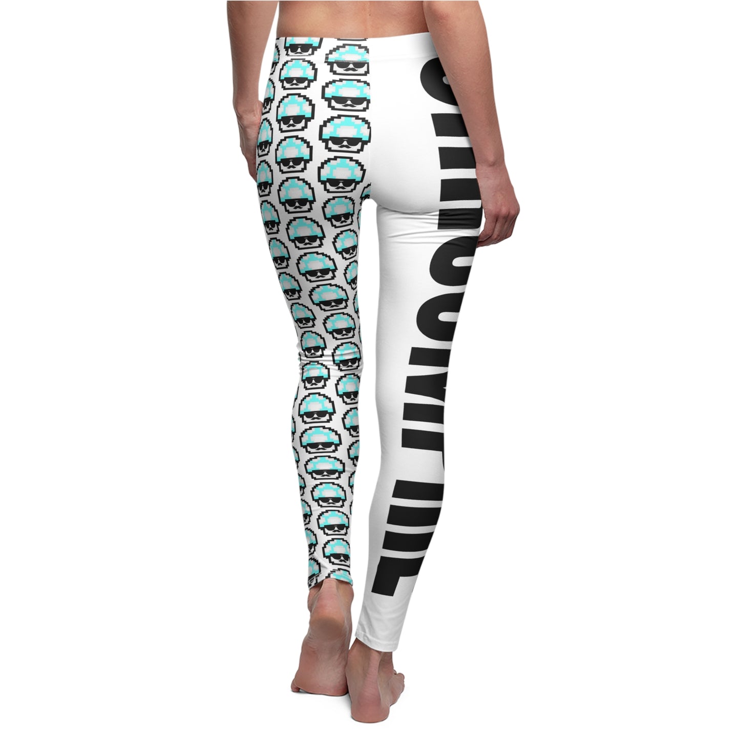 Women's Teal Shroomate Casual Leggings