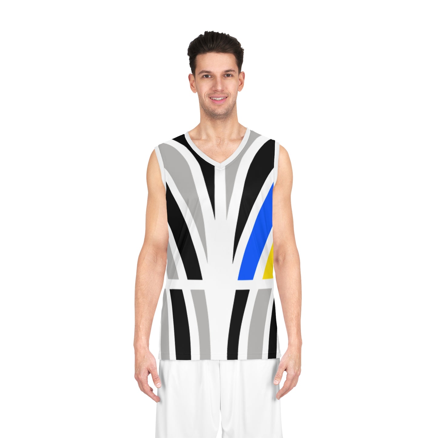 Men's Co Classic White Basketball Jersey