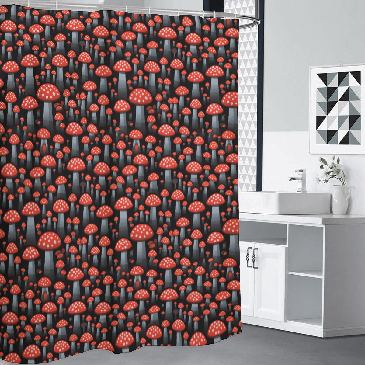 Shroomalicious Shower Curtain