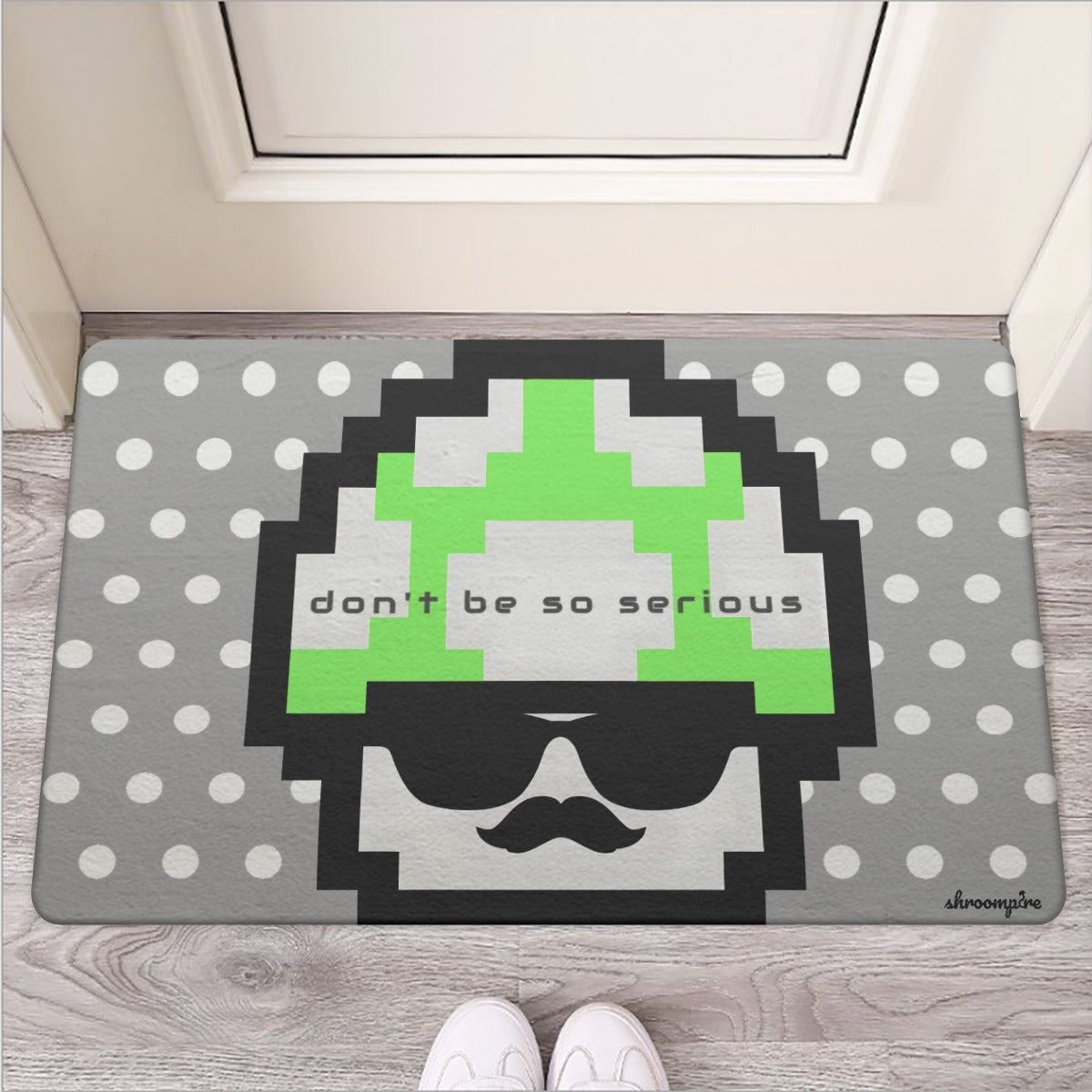 Green Shroomate DBSS Door Mat