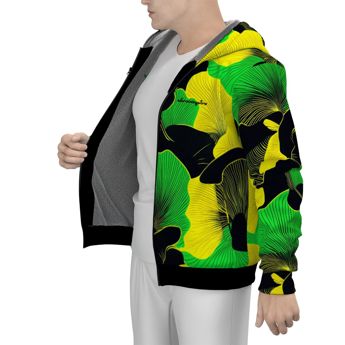 Men's Jah Shroom Warm Zipper Hoodie *BEST SELLER*