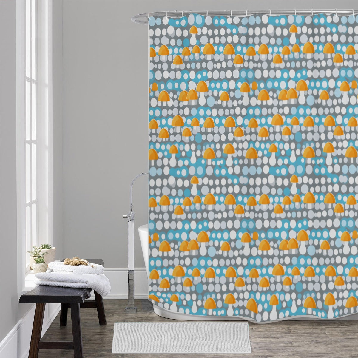 Shroomanism Shower Curtains