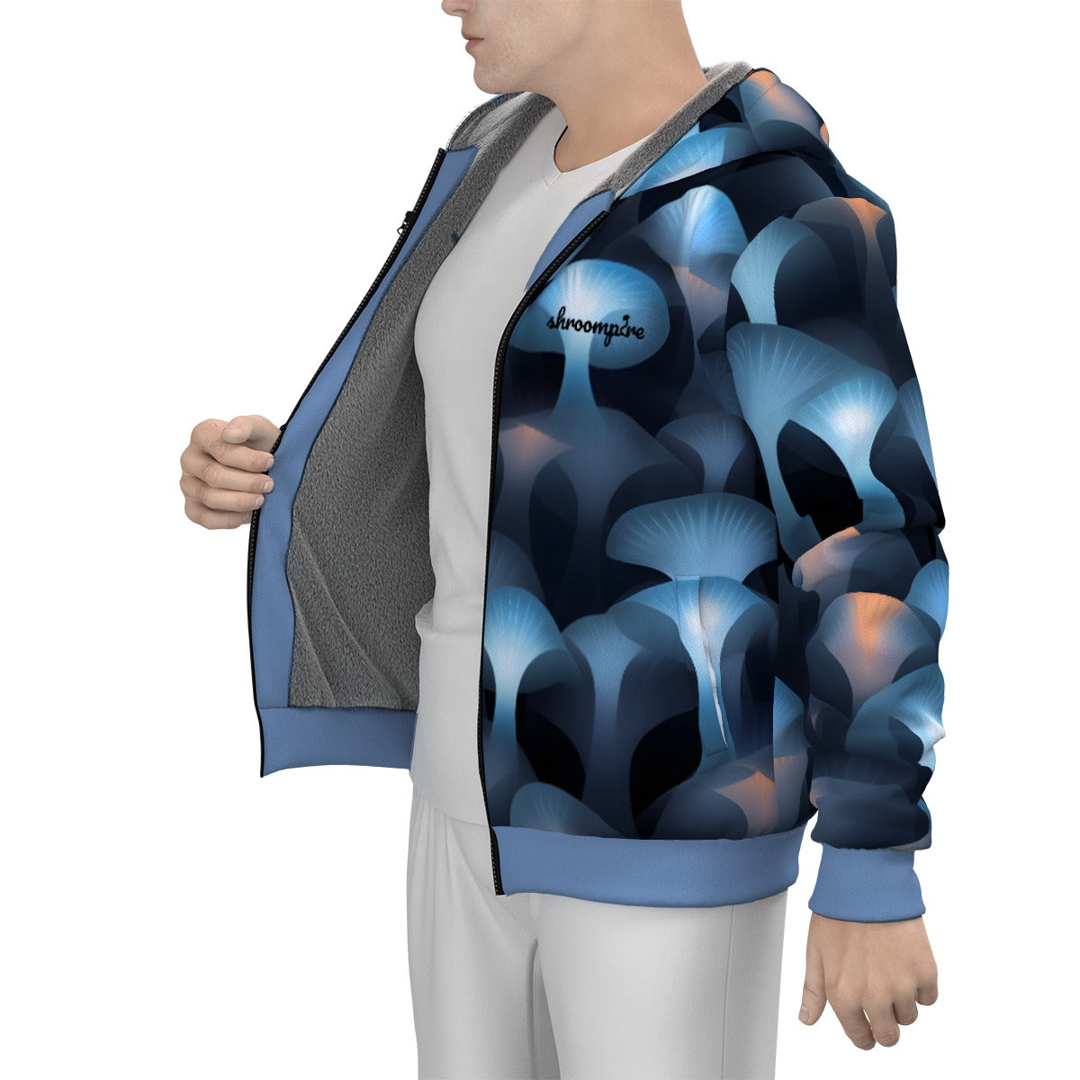 Men's Shroomdemic Warm Zipper Hoodie *BEST SELLER*