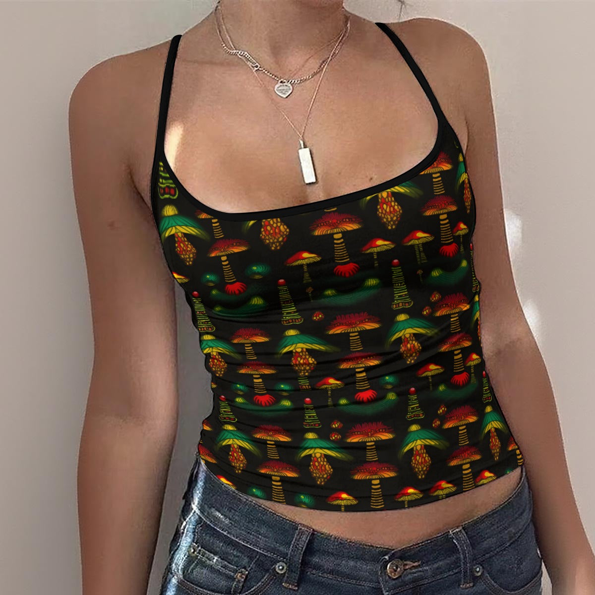 Women's Shroomopolize Spaghetti Tank Top