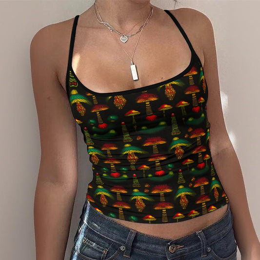 Women's Shroomopolize Spaghetti Tank Top