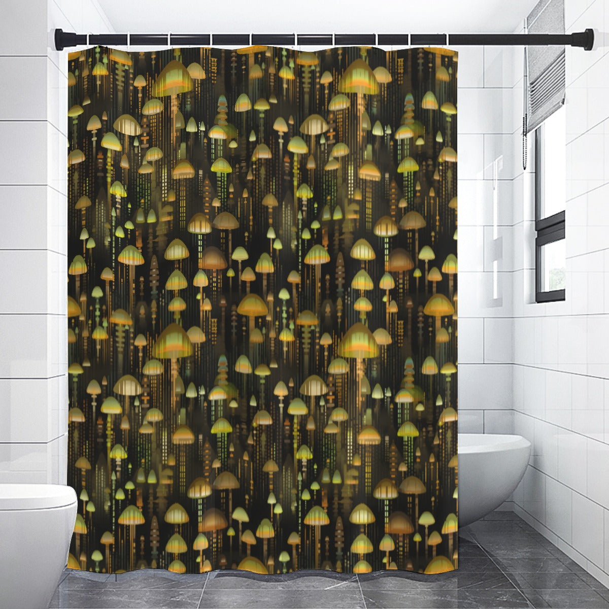 Golden Glory Shower Curtain
