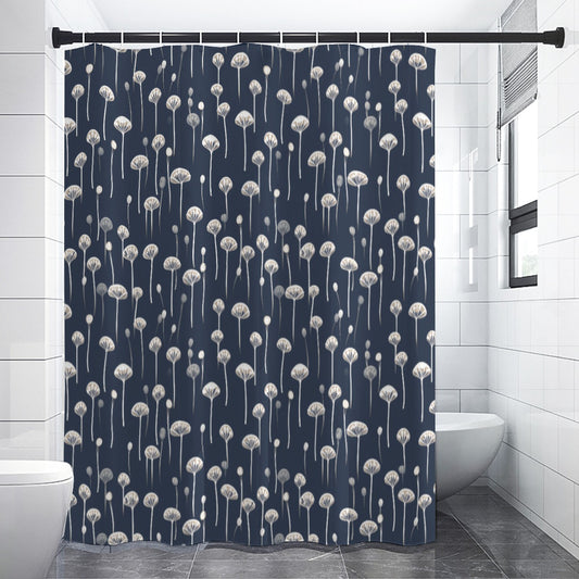 Micro Morels Shower Curtain