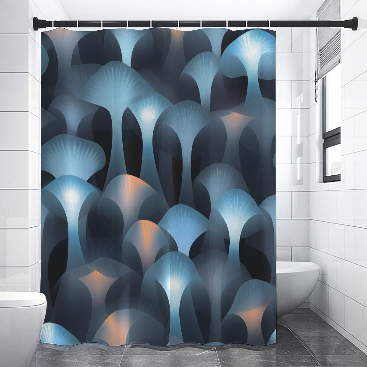 Shroomdemic Shower Curtain