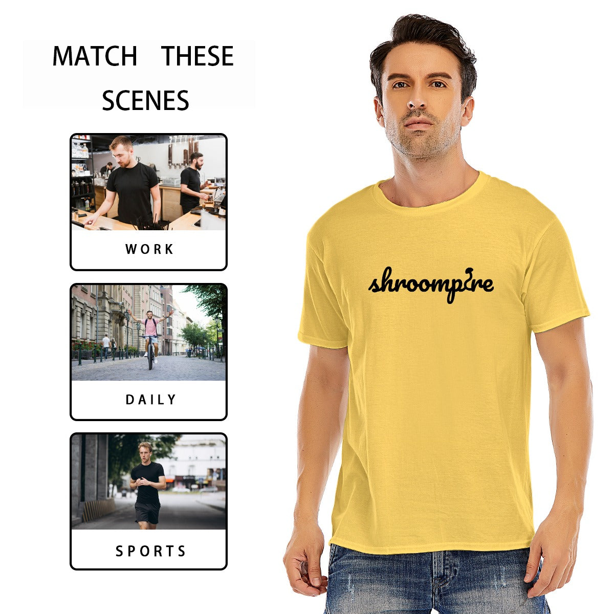 Men's Shroompire Logo Short Sleeve T-shirt