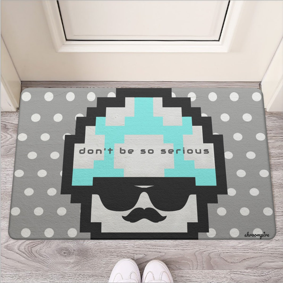Teal Shroomate DBSS Door Mat