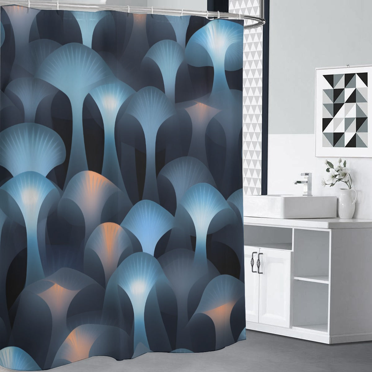 Shroomdemic Shower Curtain