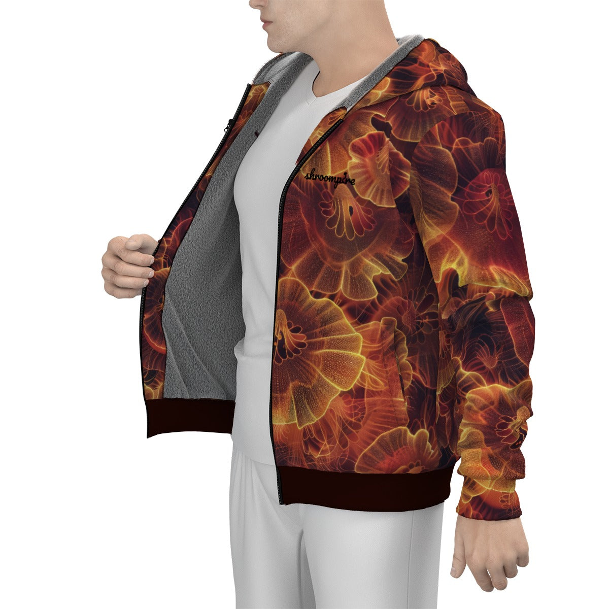 Men's Shroomotion Warm Zipper Hoodie *BEST SELLER*