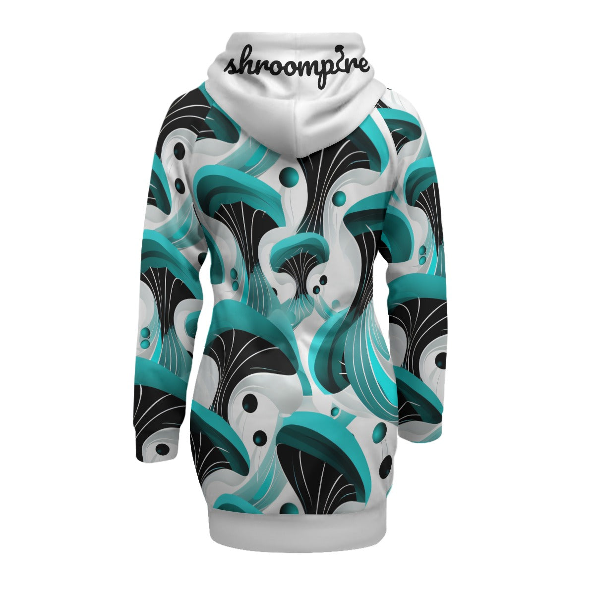 Women's Teal Trip Long Hoodie