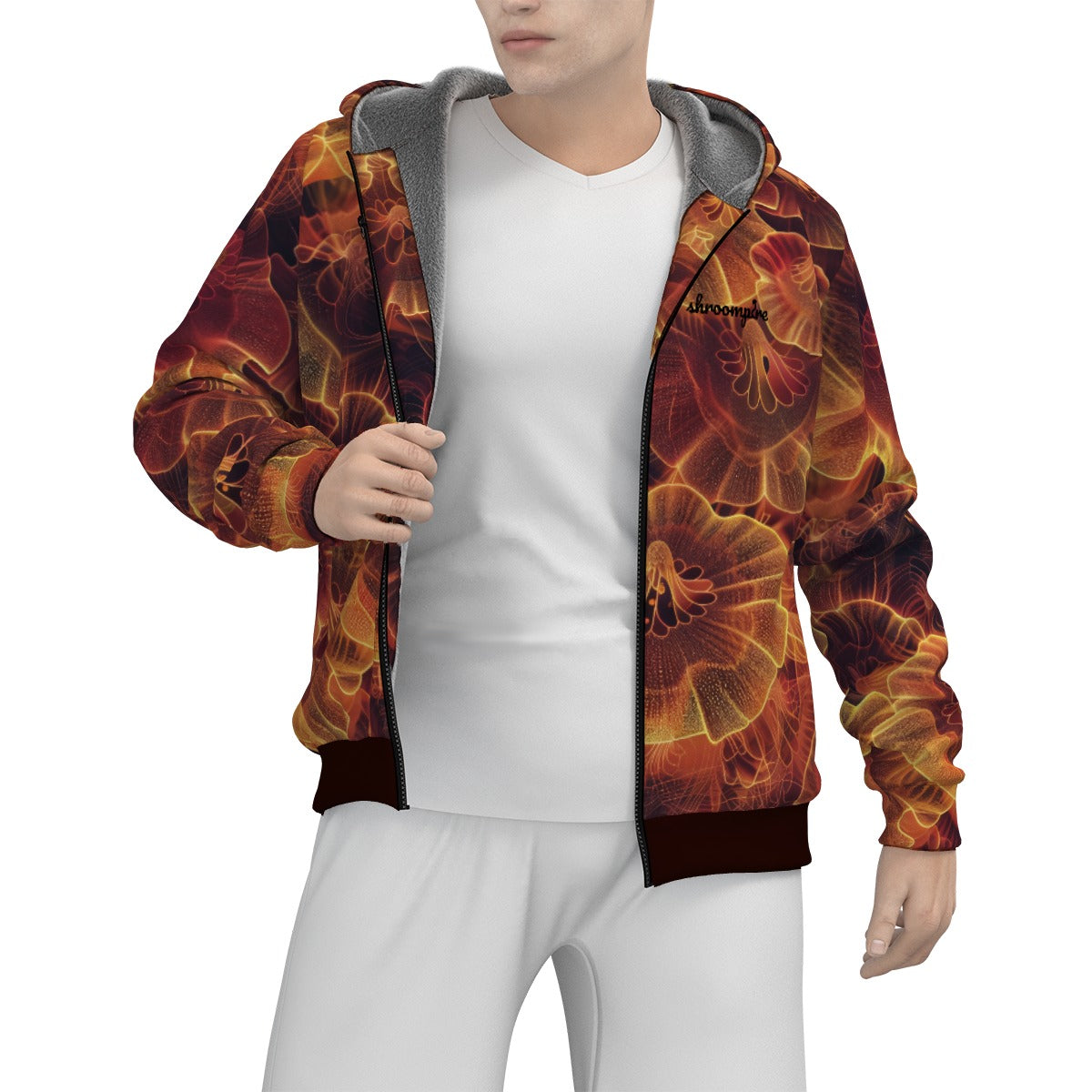 Men's Shroomotion Warm Zipper Hoodie *BEST SELLER*