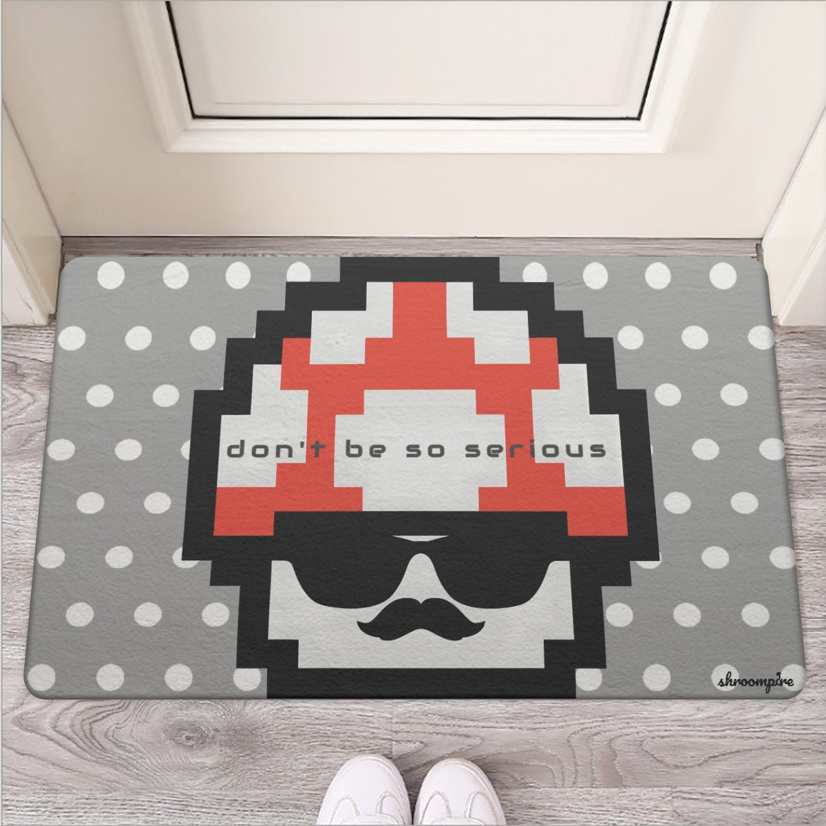 Red Shroomate DBSS Door Mat