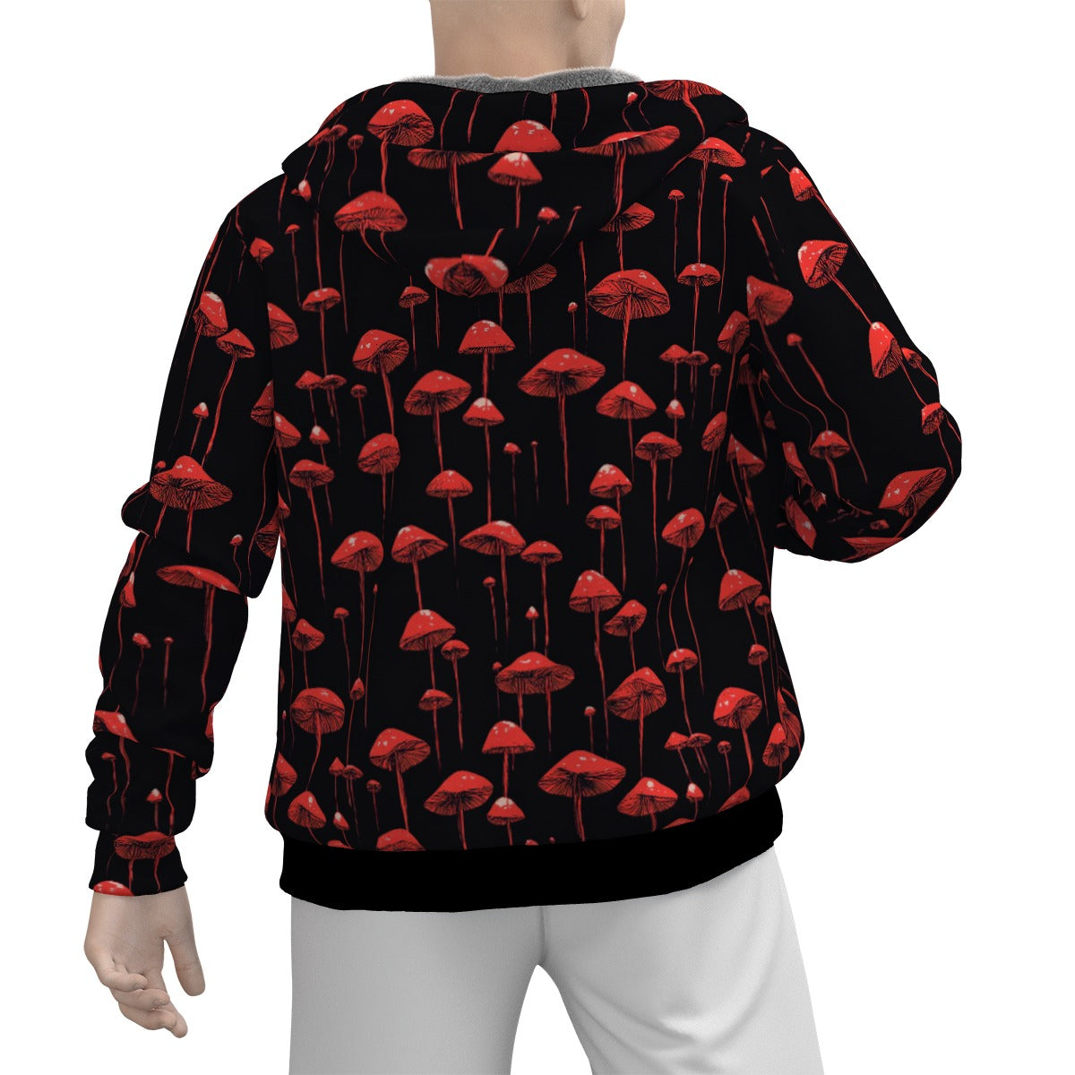 Men's Gloomy Shroom Warm Zipper Hoodie *BEST SELLER*