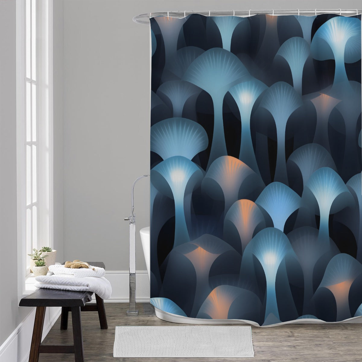 Shroomdemic Shower Curtain