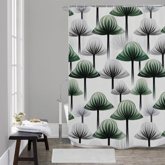 Zen Shroom Shower Curtain