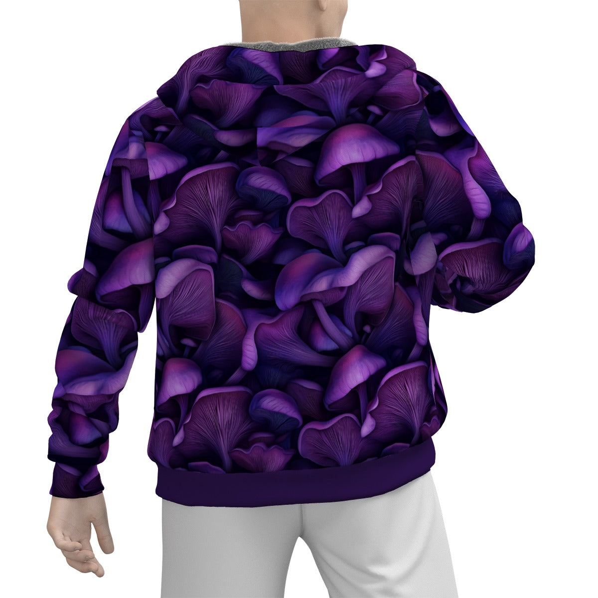 Men's Lilac Mush Warm  Zipper Hoodie *BEST SELLER*
