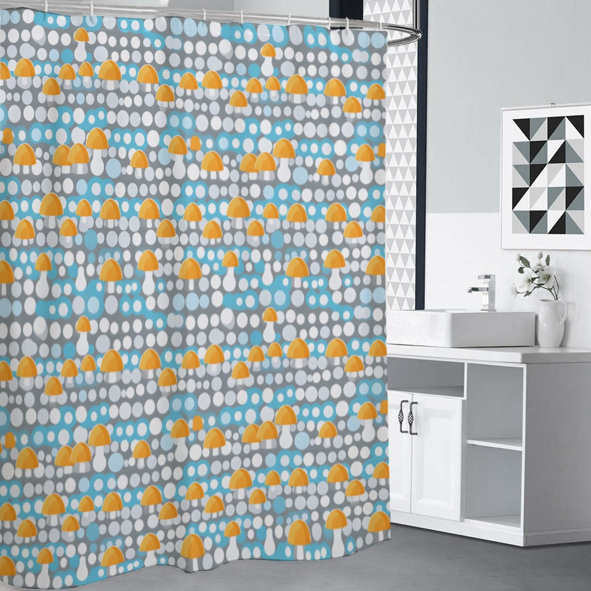 Shroomanism Shower Curtains