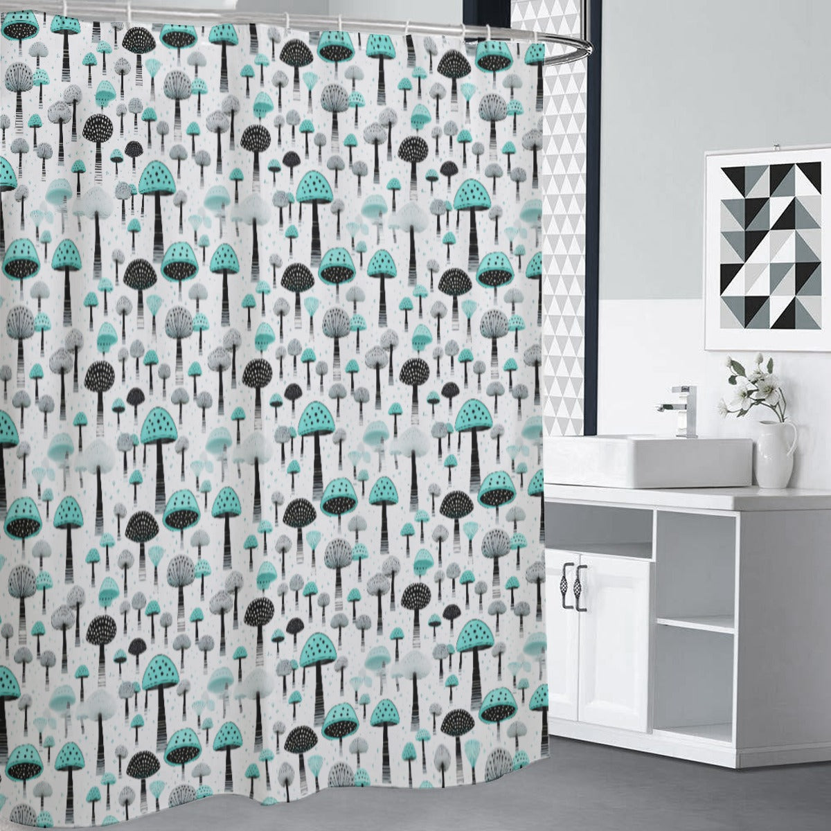 Good Morels Shower Curtain