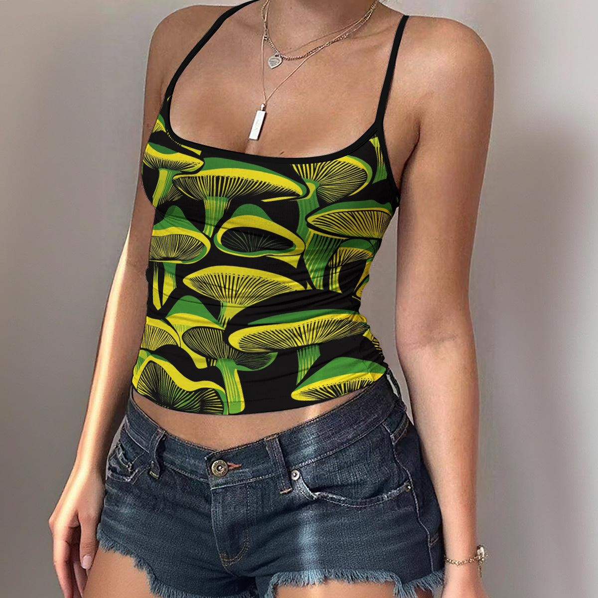 Women's Shroomaica Spaghetti Tank Top