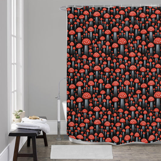 Shroomalicious Shower Curtain