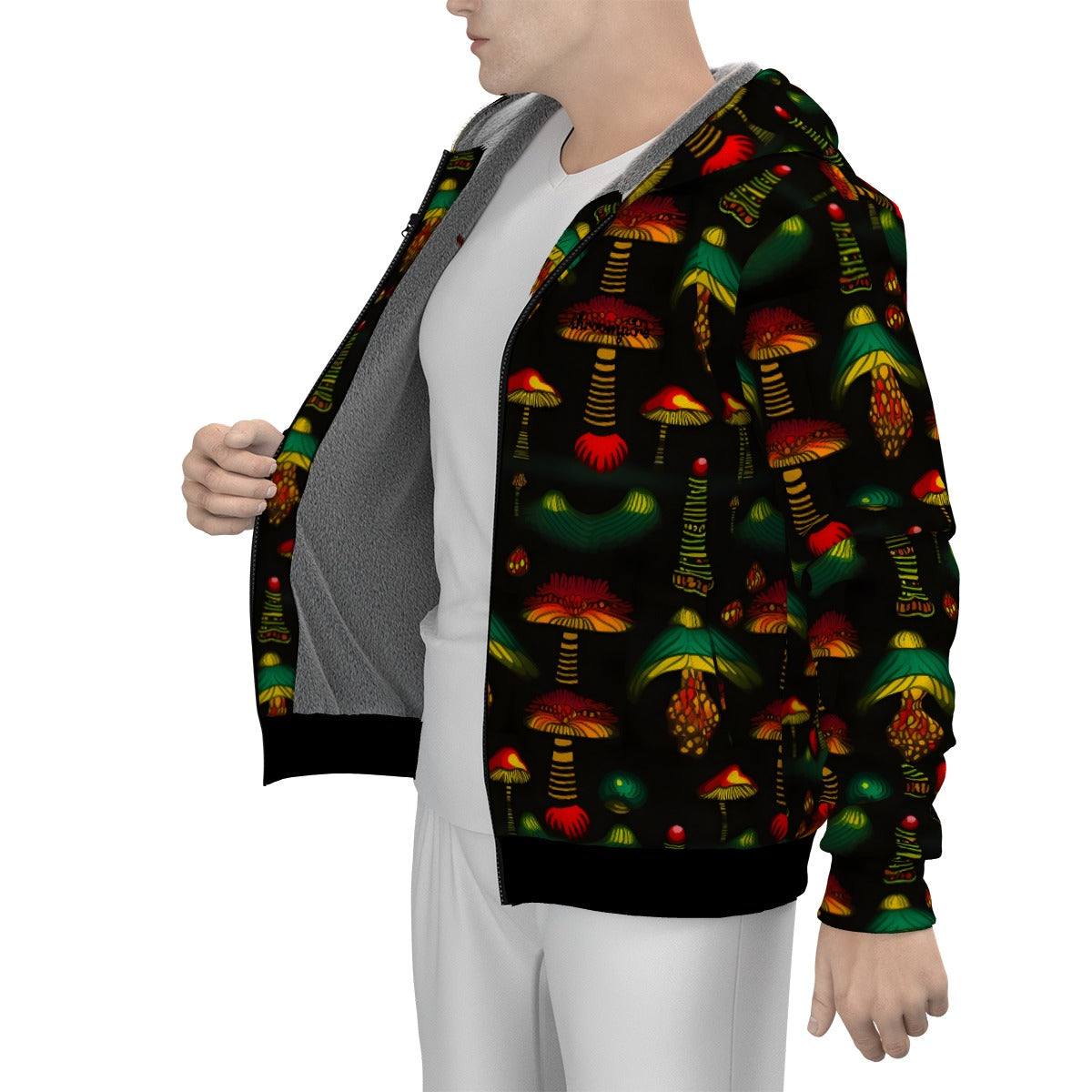 Men's Shroomopolize Warm Zipper Hoodie *BEST SELLER*