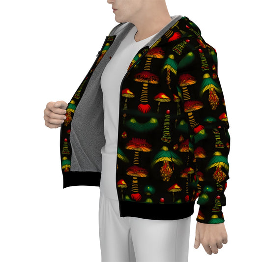 Men's Shroomopolize Warm Zipper Hoodie *BEST SELLER*