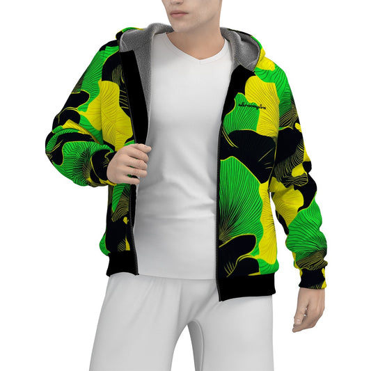 Men's Jah Shroom Warm Zipper Hoodie *BEST SELLER*